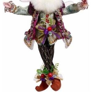 NEW MARK ROBERTS wine lover fairy small decor in green